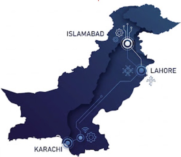 Illustration of software company discovery across Pakistan