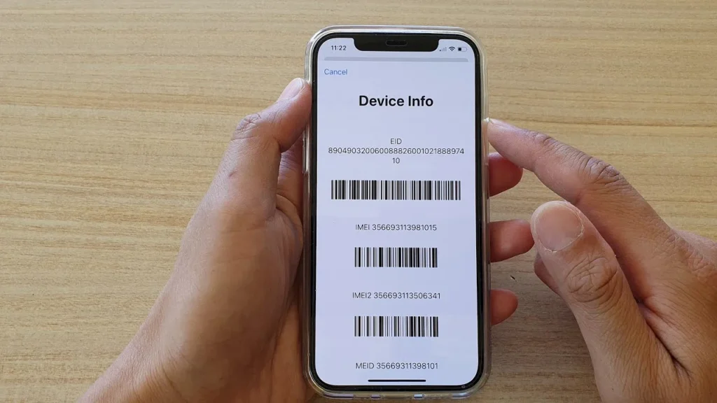 Check iPhone Serial Number and IMEI