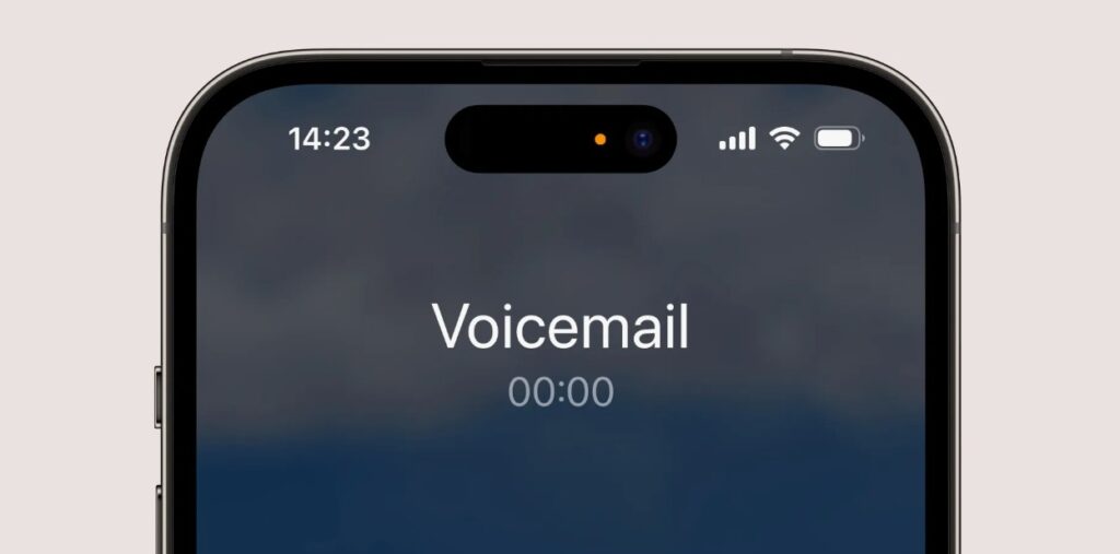 Orange Dot on iPhone